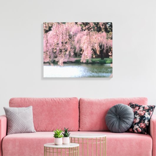 Cherry Blossoms Leinwanddruck (Insitu (Wohnzimmer))