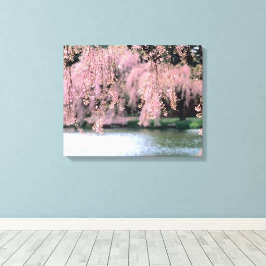 Cherry Blossoms Leinwanddruck (Insitu (Holzboden))