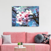 Cherry Blossoms Leinwanddruck (Insitu (Wohnzimmer))