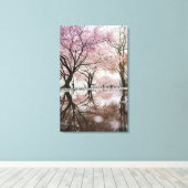 Cherry Blossoms Leinwanddruck (Insitu (Holzboden))