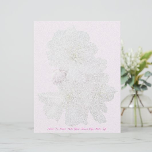 Cherry Blossoms Letterhead Stationierung Briefkopf (Stehend Vorderseite)