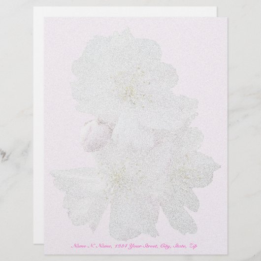 Cherry Blossoms Letterhead Stationierung Briefkopf (Vorne/Hinten)