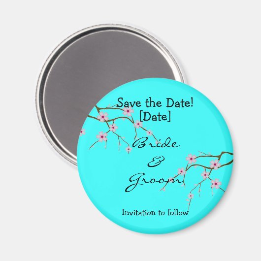 CHERRY BLOSSOMS MAGNET (Vorderseite/Rückseite)