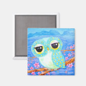 Cherry Blossoms Magnet (Vorderseite/Rückseite)