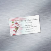 Cherry Blossoms Magnetische Visitenkarte (Beispiel)