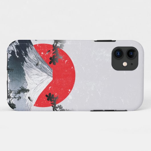 Cherry Blossoms Mount Fuji Japan Case-Mate iPhone Hülle (Rückseite (Horizontal))
