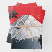 Cherry Blossoms Mount Fuji Japan Geschenkpapier Set (Beispiel)
