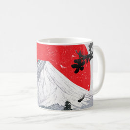 Cherry Blossoms Mount Fuji Japan Kaffeetasse