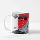 Cherry Blossoms Mount Fuji Japan Kaffeetasse (Links)