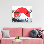 Cherry Blossoms Mount Fuji Japan Leinwanddruck (Insitu (Wohnzimmer))