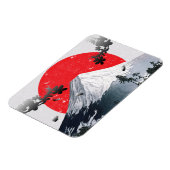 Cherry Blossoms Mount Fuji Japan Magnet (Linke Seite)