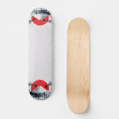 Cherry Blossoms Mount Fuji Japan Skateboard (Vorderseite)