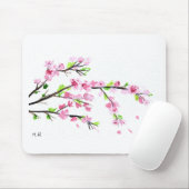 Cherry Blossoms Mousepad (Mit Mouse)