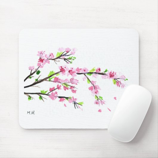 Cherry Blossoms Mousepad (Mit Mouse)