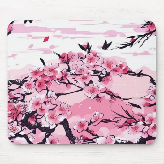 Cherry Blossoms Mousepad (Vorne)