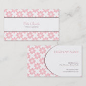Cherry Blossoms Muster Visitenkarte (Vorne/Hinten)