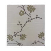 Cherry Blossoms Notepapier Notizblock (Vorderseite)