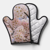 Cherry Blossoms Ofenhandschuh (Vorderseite/Rückseite)