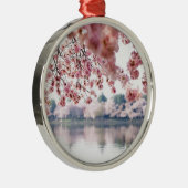 Cherry Blossoms Ornament Aus Metall (Rechts)