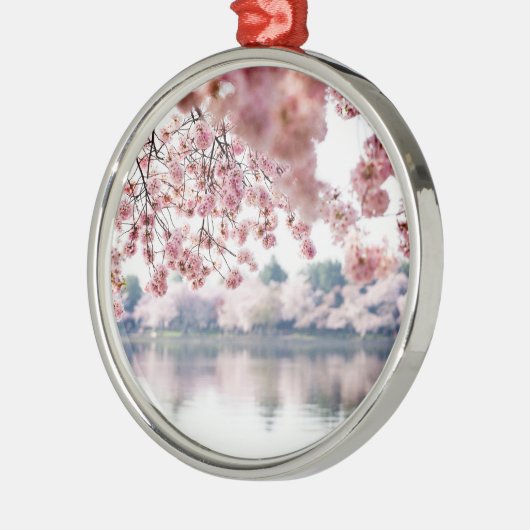 Cherry Blossoms Ornament Aus Metall (Links)