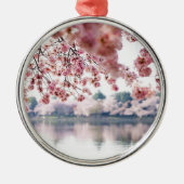Cherry Blossoms Ornament Aus Metall (Vorne)