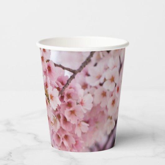 Cherry Blossoms Pappbecher (Rückseite)