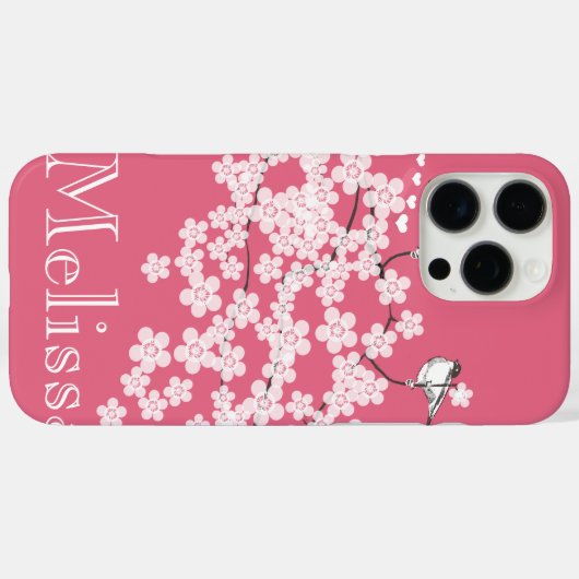 Cherry Blossoms Personalisiert Case-Mate iPhone Hülle (Rückseite (Horizontal))