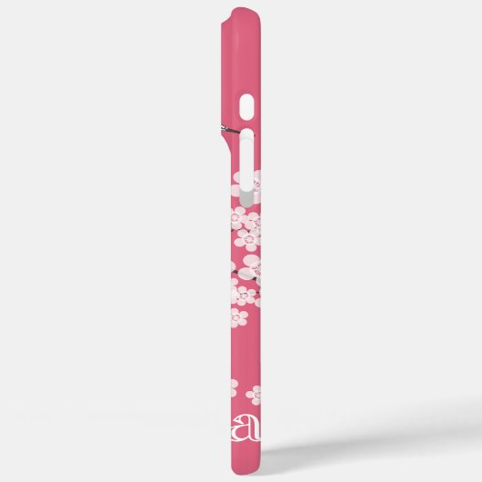 Cherry Blossoms Personalisiert Case-Mate iPhone Hülle (Rückseite / Links)