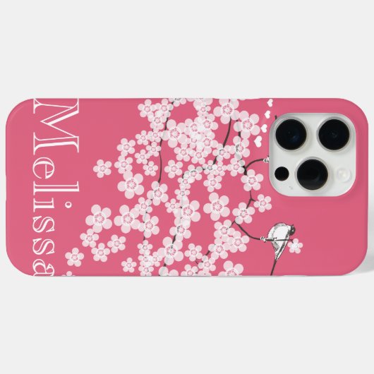Cherry Blossoms Personalisierter iPhone-Fall Case-Mate iPhone Hülle (Rückseite (Horizontal))
