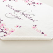 Cherry Blossoms Pink White Newlywings Save the Dat Sherpadecke (3/4)