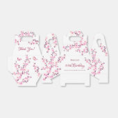 Cherry Blossoms Pink White Vielen Dank zum Geburts Geschenkschachtel (Ungefaltet)