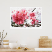 Cherry Blossoms Poster (Küche)