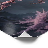 cherry blossoms poster (Ecke)