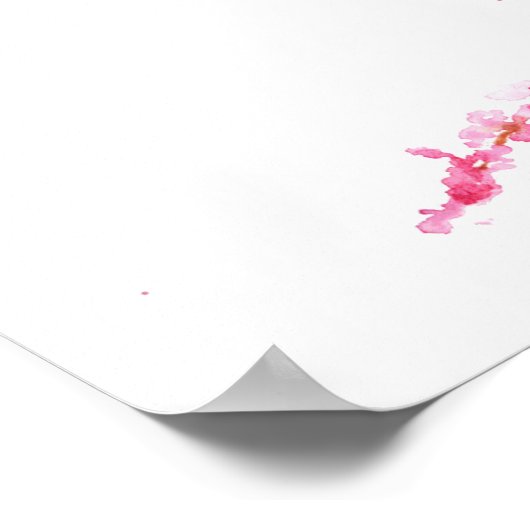 Cherry Blossoms Poster (Ecke)
