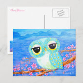 Cherry Blossoms Postkarte (Vorne/Hinten)