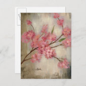 Cherry Blossoms Postkarte (Vorne/Hinten)