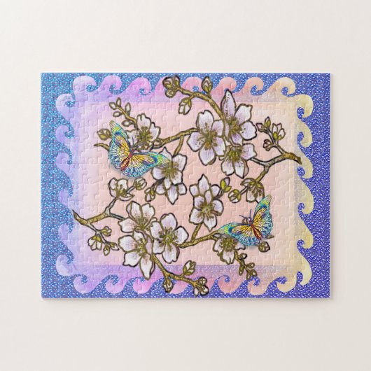 Cherry Blossoms Puzzle (Horizontal)