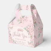 Cherry Blossoms Rose Gold 16 . Geburtstag Geburtst Geschenkschachtel (Rückseite)