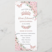 Cherry Blossoms Rose Gold Butterfly Programm (Vorderseite)