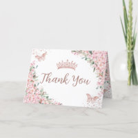 Cherry Blossoms Rose Gold Schmetterlinge Quinceañe