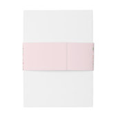 Cherry Blossoms Rose Gold Schmetterlinge Quinceane Einladungsbanderole (Rückseitenbeispiel)