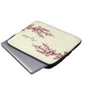 Cherry Blossoms Sakura Laptop-Sieb (pink) Laptopschutzhülle (Vorne Knopf)
