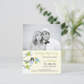 Cherry Blossoms Sakura Love Birnen Save the Date Einladung (Stehend Vorderseite)