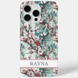 Cherry Blossoms Sakura Print Monogrammed Case-Mate iPhone Hülle