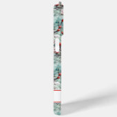 Cherry Blossoms Sakura Print Monogrammed Case-Mate iPhone Hülle (Rückseite / Rechts)