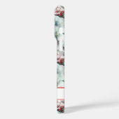 Cherry Blossoms Sakura Print Monogrammed Case-Mate iPhone Hülle (Rückseite / Links)