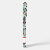 Cherry Blossoms Sakura Print Monogrammed Case-Mate iPhone Hülle (Rückseite / Rechts)