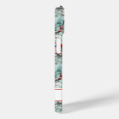 Cherry Blossoms Sakura Print Monogrammed Case-Mate iPhone Hülle (Rückseite / Rechts)