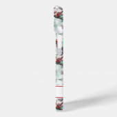 Cherry Blossoms Sakura Print Monogrammed Case-Mate iPhone Hülle (Rückseite / Links)