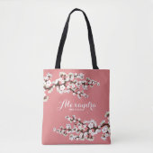 Cherry Blossoms Sakura Wedding Party Tasche (Rose) (Vorderseite)